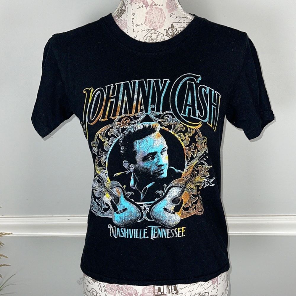Johnny Cash XS Black Shirt